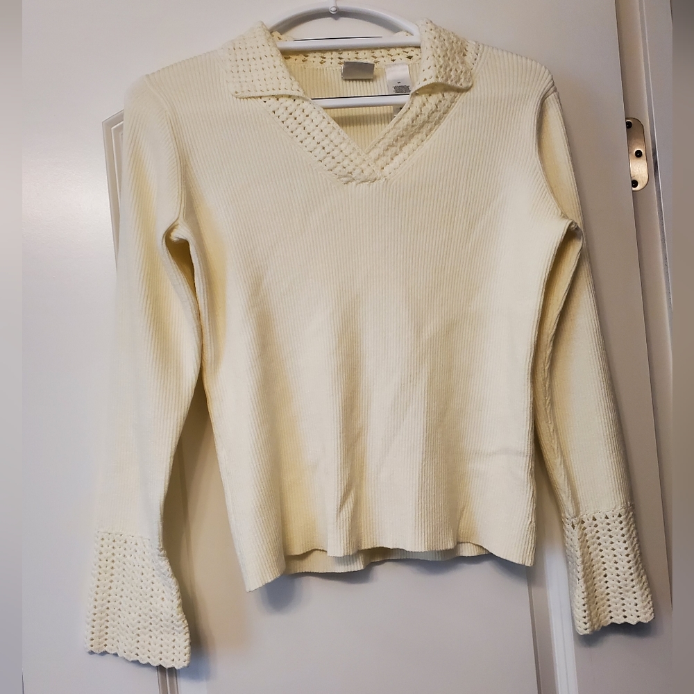 Emma James Rare French Broderie Sweater